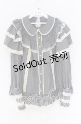 Hoshibako Works / ベアーズベーカリーブラウス  グレー O-25-10-29-064-LO-BL-OW-OS