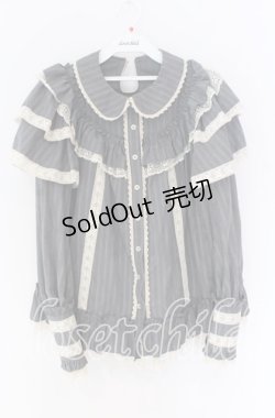 画像1: Hoshibako Works / ベアーズベーカリーブラウス  グレー O-25-10-29-064-LO-BL-OW-OS