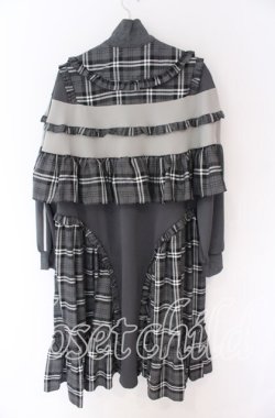 画像3: HEIHEI / ヨークフリルジャージワンピース  グレー O-25-10-29-066-PU-OP-OW-OS