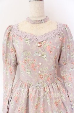 画像2: Kurumi Collaboration / KRハナジゴスリーブワンピース M ラベンダー O-25-10-29-068-LO-OP-IG-ZT249