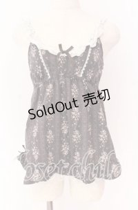 Kurumi Collaboration / Fairy's Bouquet ヴィンテージローズシリーズベビードール M クロ O-25-10-29-069-LO-TO-IG-OS