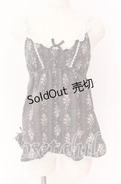 画像1: Kurumi Collaboration / Fairy's Bouquet ヴィンテージローズシリーズベビードール M クロ O-25-10-29-069-LO-TO-IG-OS