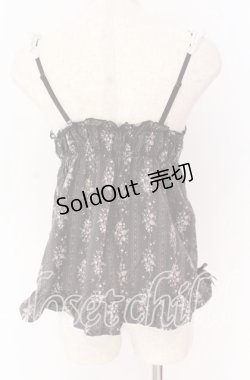 画像2: Kurumi Collaboration / Fairy's Bouquet ヴィンテージローズシリーズベビードール M クロ O-25-10-29-069-LO-TO-IG-OS