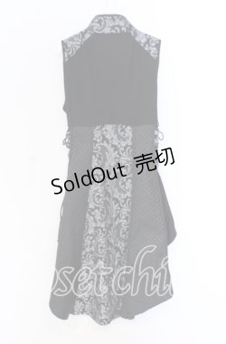 画像4: Qutie Frash / チャイナ後ろロングワンピース  ブラック O-25-10-29-008-QU-OP-IG-OS