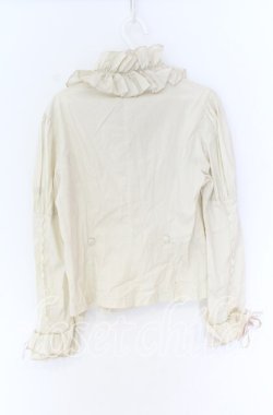 画像3: metamorphose / 共フリルブラウス（マトンスリーブ）  ベージュ O-25-10-29-071-ME-BL-IG-OS