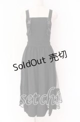 Jamie エーエヌケー / 胸バックルジャンパースカート  クロ O-25-10-29-076-LO-OP-IG-OS