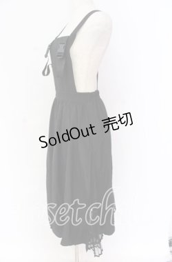 画像2: Jamie エーエヌケー / 胸バックルジャンパースカート  クロ O-25-10-29-076-LO-OP-IG-OS