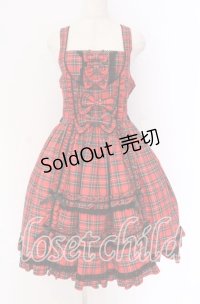 metamorphose / フロントあきフリルジャンパースカート 1 アカ O-25-10-29-077-ME-OP-IG-OS