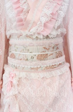 画像3: Hoshibako Works / 月影の待ちびと和様セットアップワンピース  ピンク O-25-10-29-081-LO-OP-IG-OS