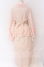 画像5: Hoshibako Works / 月影の待ちびと和様セットアップワンピース  ピンク O-25-10-29-081-LO-OP-IG-OS (5)