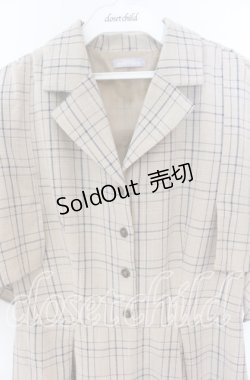 画像2: axes femme POETIQUE / イレヘムケープシャツ風ワンピース  グレー O-25-10-29-083-AX-OP-IG-OS