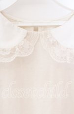 画像2: 【SALE】m petit by misako / 丸襟プルオーバー M アイボリー O-25-10-29-085-LO-TO-IG-ZT512 (2)