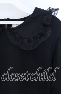 画像2: m petit by misako / 丸襟プルオーバー M クロ O-25-10-29-086-LO-TO-IG-OS