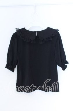 画像3: m petit by misako / 丸襟プルオーバー M クロ O-25-10-29-086-LO-TO-IG-OS