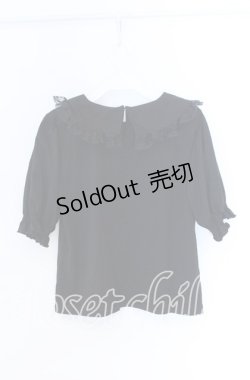 画像3: m petit by misako / 丸襟プルオーバー M クロ O-25-10-29-086-LO-TO-IG-OS