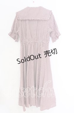 画像2: m petit by misako / AM*ギンガムCHKワンピース M アカ O-25-10-29-087-LO-OP-IG-OS