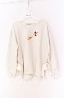 画像1: axes femme / くまのがっこう/プルオーバー  アイボリー O-25-10-29-088-AX-TO-IG-OS