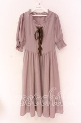 m petit by misako / AMレースアップワンピース M ピンク O-25-10-29-091-LO-OP-IG-ZT248