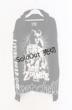 画像1: KILL STAR / LIVING DEAD GIRLフーディ L クロ O-25-10-29-093-SL-TO-OW-OS