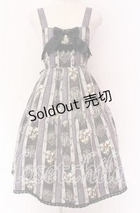 ALICE and the PIRATES / St.Lily Wolf〜狼騎士と百合の誓い〜柄ジャンパースカートII  クロ O-25-10-29-097-PA-OP-OW-OS