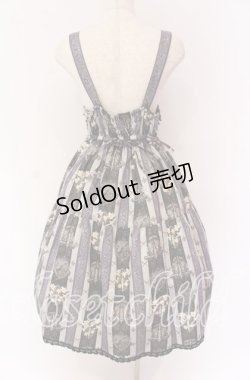 画像3: ALICE and the PIRATES / St.Lily Wolf〜狼騎士と百合の誓い〜柄ジャンパースカートII  クロ O-25-10-29-097-PA-OP-OW-OS