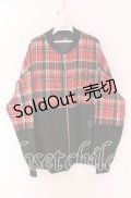 NieR Clothing / ANGEL WING RED CHECKERED ZIP OUTER アウター  レッド×ブラック O-25-10-29-099-PU-JA-IG-OS