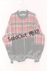 NieR Clothing / ANGEL WING RED CHECKERED ZIP OUTER アウター  レッド×ブラック O-25-10-29-099-PU-JA-IG-OS