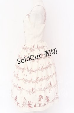 画像2: Innocent World / おさんぽ柄ジャンパースカート M キナリ O-25-10-29-102-IW-OP-OW-OS