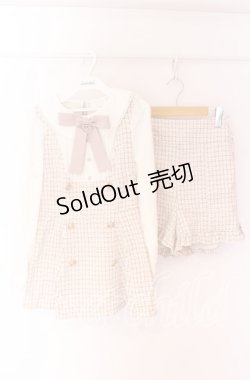 画像2: LIZ LISA / ツィードセットアップ  ピンク O-25-10-29-105-LO-OP-OW-OS