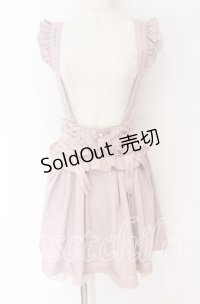 LIZ LISA / メッセージリボンサスペンダー付きスカート  ピンク O-25-10-29-107-LO-SK-OW-OS