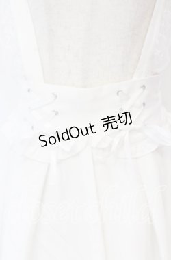 画像2: NOEMIE / サス付きスピンドルスカパン  シロ O-25-10-29-108-LO-SK-OW-OS