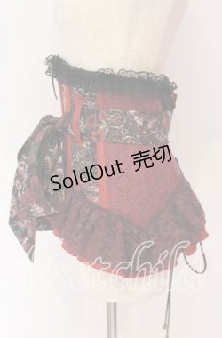 画像2: Qutie Frash / リボンコルセット  レッド O-25-10-29-109-QU-TO-IG-OS