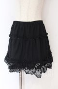 axes femme / レースシフォンスカート  クロ O-25-10-29-111-AX-SK-IG-OS