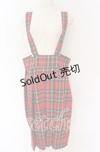 HEIHEI / 吊りスカート  レッド O-25-10-29-113-PU-SK-IG-OS