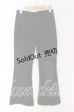 画像1: 【SALE】Qutie Frash / チャイナパンツ M ブラック O-25-10-29-117-QU-PA-IG-ZT182