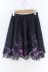 画像2: NieR Clothing / チュール付きMINI SKIRT【Butterfly】スカート  パープル×ブラック O-25-10-29-128-PU-SK-IG-OS (2)