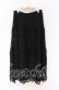 画像1: DARK IN LOVE / Gothic ruffle lace long skirt スカート  ブラック O-25-10-29-131-PU-SK-IG-OS (1)