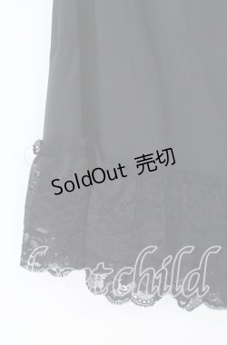 画像2: axes femme / 裾レースデザインペチパンツ F クロ O-25-10-29-133-AX-PA-OW-OS