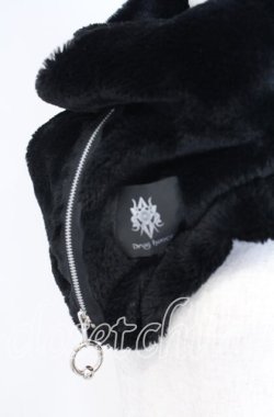 画像2: Drug Honey / ファースヌード  ブラック O-25-10-29-003-PU-ZA-IG-OS