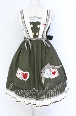 画像1: BABY,THE STARS SHINE BRIGHT / Love and Cherish youジャンパースカート  グリーン O-25-10-29-004-BA-OP-IG-OS