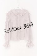 Chalmiere / フリルブラウス M ピンク O-25-10-29-018-LO-BL-OW-OS