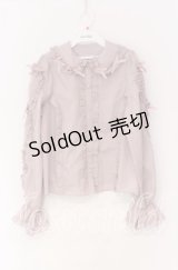 Chalmiere / フリルブラウス M ピンク O-25-10-29-018-LO-BL-OW-OS