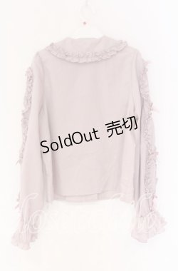 画像3: Chalmiere / フリルブラウス M ピンク O-25-10-29-018-LO-BL-OW-OS