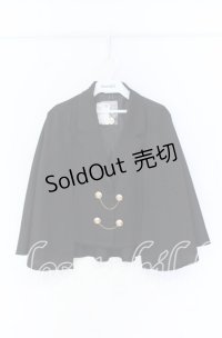 axes femme / マント風ケープジャケット F クロ O-25-10-29-021-AX-TO-OW-OS