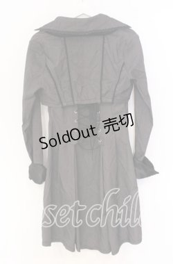 画像3: Ozz oneste / ウエストコート風ロングジャケット  グレー×ブラック O-25-10-29-024-OO-JA-IG-OS