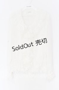 HARMONICA / フリルブラウス  シロ O-25-10-29-025-LO-BL-IG-OS