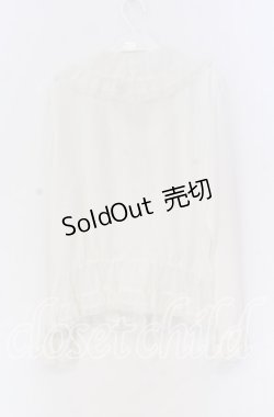 画像3: HARMONICA / フリルブラウス  シロ O-25-10-29-025-LO-BL-IG-OS