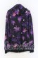 画像2: NieR Clothing / 和柄ZIP PARKA【折鶴】 パーカー  ブラック×パープル O-25-10-29-030-PU-TO-IG-OS (2)