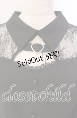 画像2: DearMyLove / ハートベルトレースセットアップ M クロ O-25-10-30-003-EL-OP-OW-OS