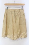 INGEBORG / リネンハーフパンツ  カーキイエロー O-25-10-30-025-LO-PA-OW-OS